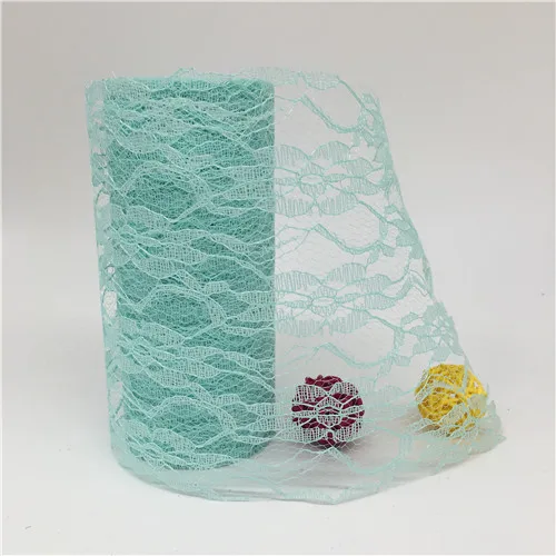 NA25 Tiffany blue 15 см 10 ярдов тюль рулон кружева сетка ткань для юбки пачки для вечерние Свадебная лента на стул лук настольная дорожка швейный Декор - Цвет: NA25 Tiffany blue