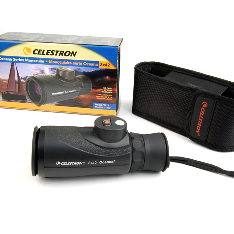 Монокулярный встроенный компас Celestron alexana 8x42, полностью покрытый одной бочкой