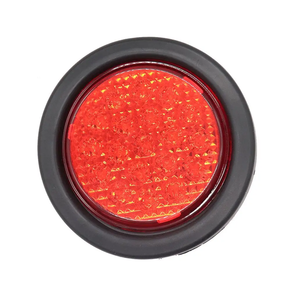 10-30V LED Truck Trailer Train Tail Light Brake Lamp Rear Light(Red Light) 19 LED Multifunctional Brake Light 13.6*2.6cm