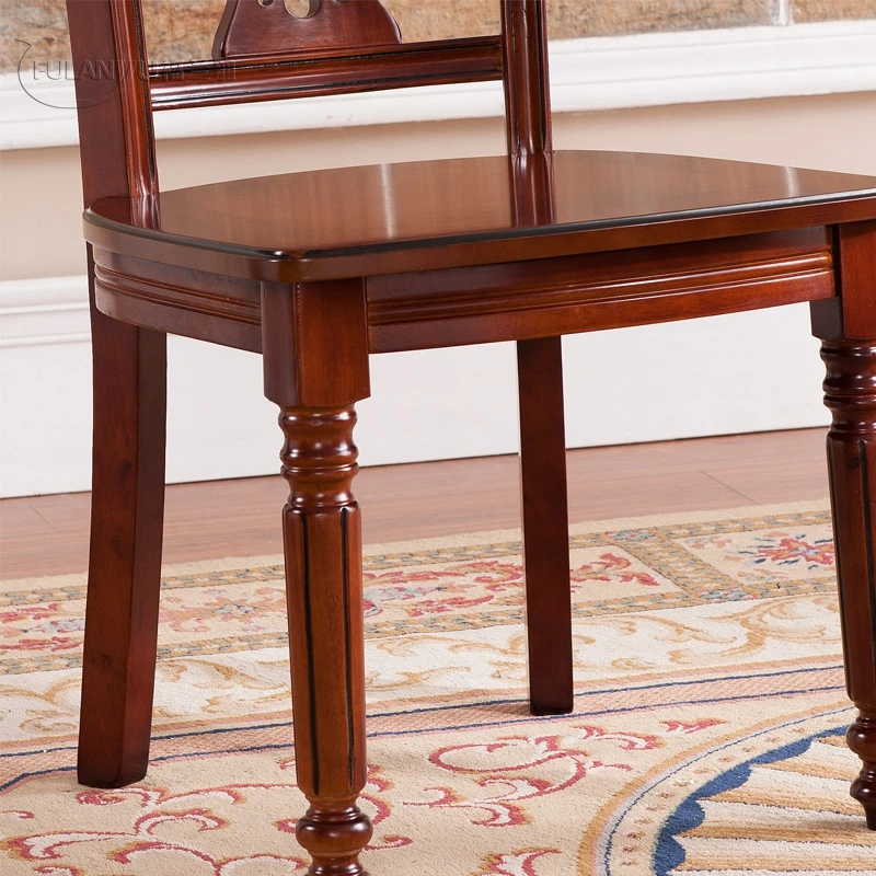 Семья стул Отель обеденный дерево Европейский стиль деревянные стулья