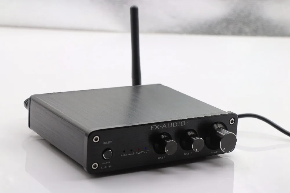 fx-аудио XL-2.1BL высокой мощности 2,1 канальный Bluetooth@4.0 цифровой аудио сабвуфер усилитель вход RCA/AUX/BT 50 Вт* 2+ 100 Вт SW Out
