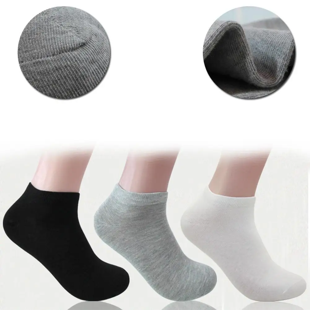 Носки мужские хлопковые короткие с низкой посадкой | Мужская одежда