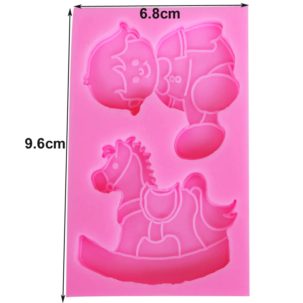 Sophronia F1225 Cute Baby Trojan 1pcs UV Resin Jewelry Silicone Mold Expoxy Making DIY Decorate Craft | Дом и сад