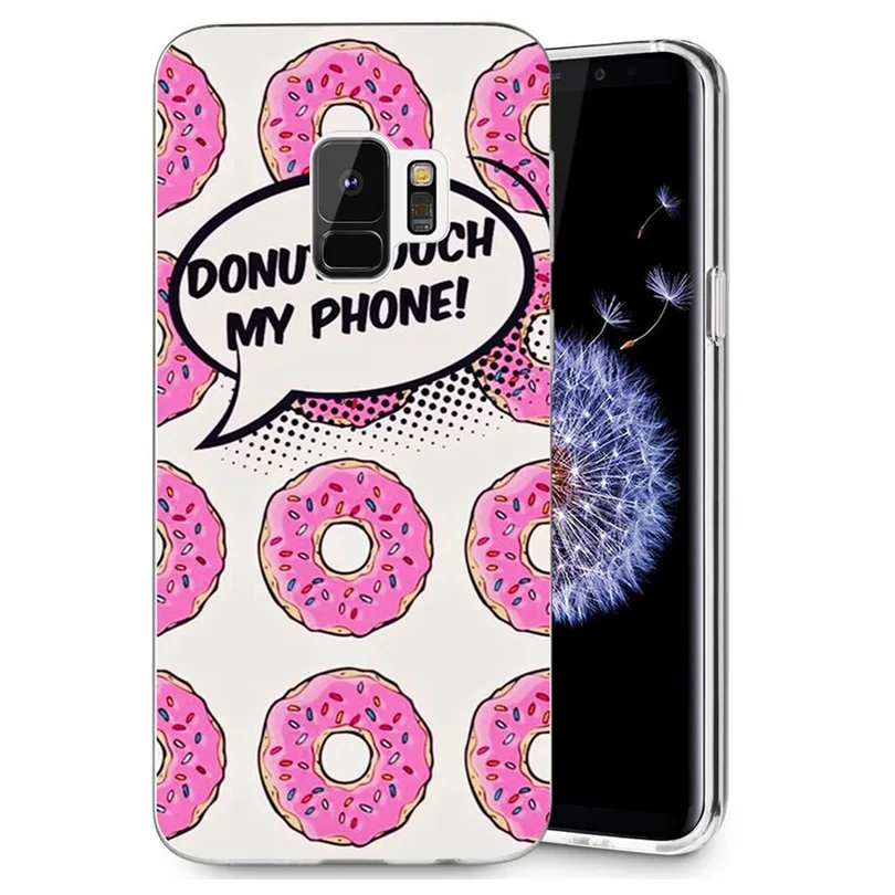 Для Samsung Galaxy S9 S9Plus S8 Plus S7 edge Note 8 Мягкий ТПУ силиконовый чехол для телефона десерт