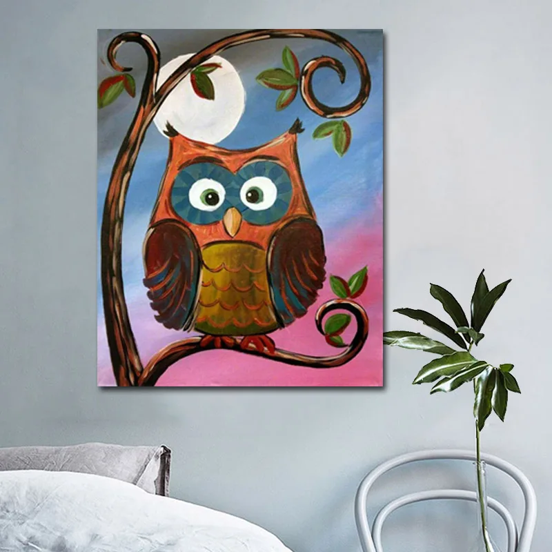 Meian 5d Алмазная мозаика для рукоделия алмазная вышивка с изображением совы из