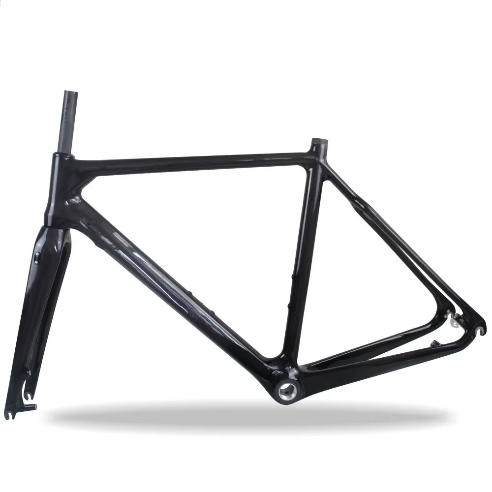 MIRACLE Toray t700 углеродный циклокросс di2 и механический диск циклокросс карбоновая рама велосипеда 50 см коническая труба полностью Углеродные велосипеды