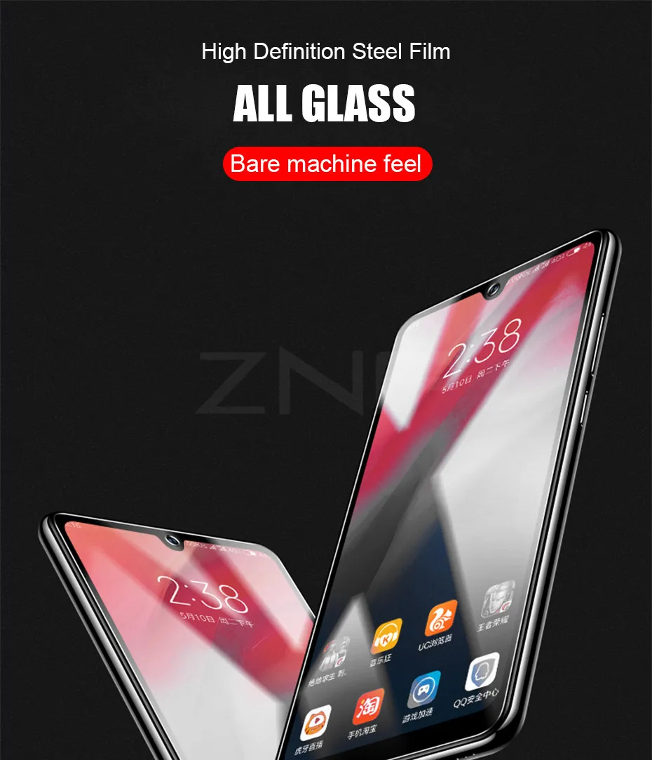 ZNP 3-1 шт Стекло для Xiaomi Redmi 7 Pro 7Pro защита экрана полное покрытие Защитное стекло для Redmi Note 7 Pro стеклянная пленка