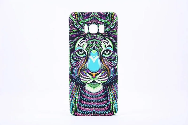 Чехол накладка с изображением леса короля льва волка совы для Samsung Galaxy S8 Plus|case for