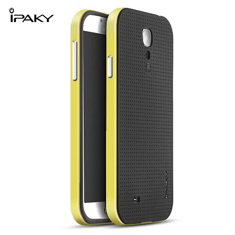 Высококачественный брендовый Чехол ipaky для samsung galaxy S4, силиконовый чехол для телефона galxy S4, все цвета - Цвет: Yellow