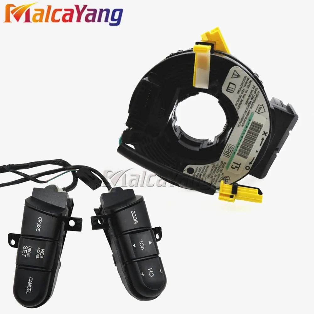 Автомобильный Стайлинг для Honda Civic 2006 2007 2008 2009 2010 руль круиз Управление переключатели Bluetooth с кабелями - Цвет: red light button