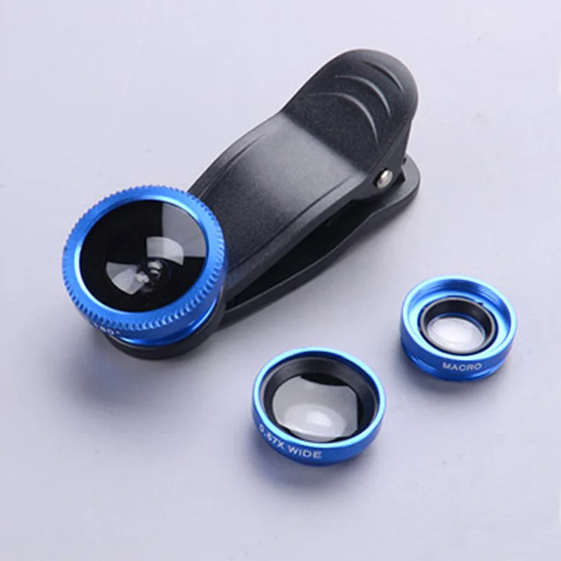 Оригинальные линзы для мобильного телефона объектив рыбий глаз 3 в 1