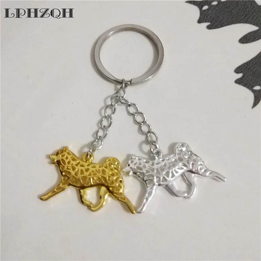 LPHZQH модный брелок для ключей с щенком собакой Шиба ину подвеска женской сумки