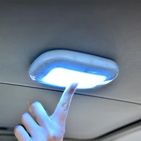 rechargeable white led car reading light interior roof doom lamp magnetic led car styling night light universal usb