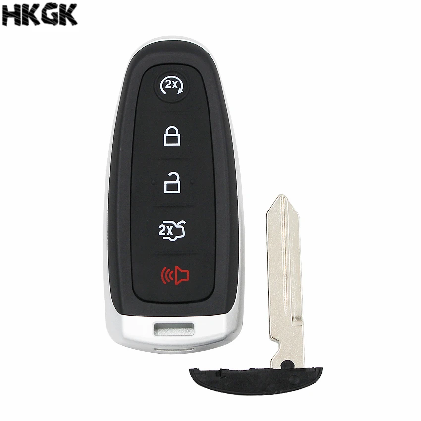 5 Button Remote Smart Prox Key Transmitter Car 315Mhz ID46 Chip for Ford C-max Edge Explorer Expedition Escape Focus Flex |