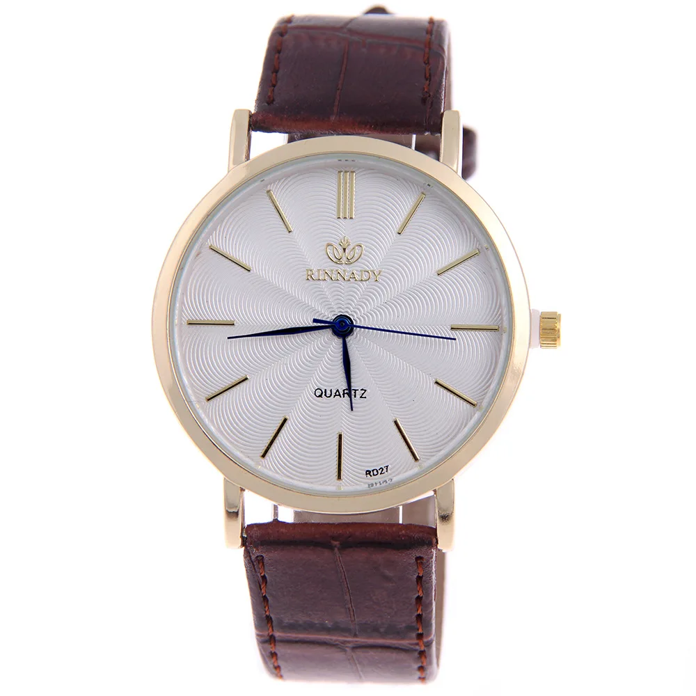 Часы мужские супертонкие кварцевые повседневные деловые японский бренд кожа