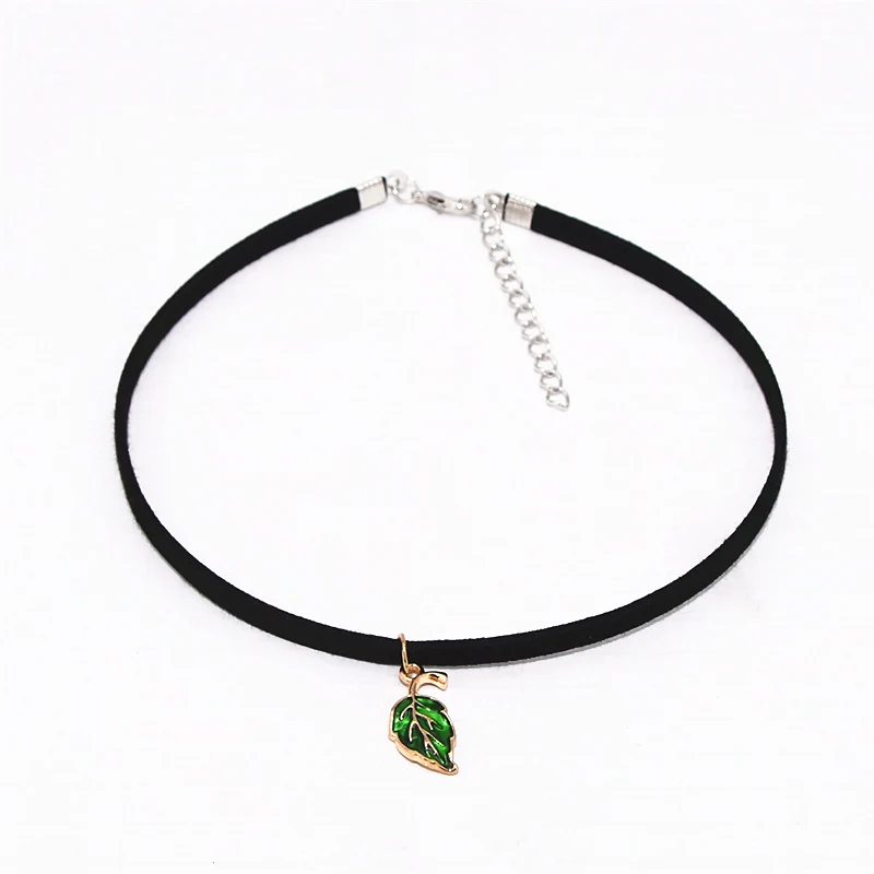 Хит, модные колье, колье, Torques Bijoux, черный, бархатный, кожаный, в виде листа, макси, массивные чокеры, ожерелья, Женские Ювелирные изделия