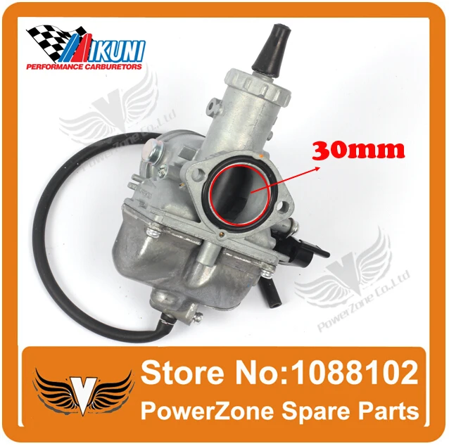 MIKUNI Карбюратор PZ30 VM26 30 мм + Visiable Дроссельной Settle Кабель Fit 200cc 250cc КАЙО БФБ ИРБИС
