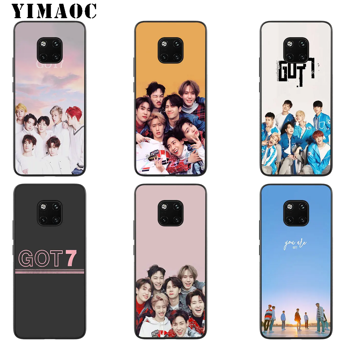 YIMAOC got7 kpop Mark JinYoung JB Мягкий силиконовый чехол для телефона Huawei Mate 30 20 10 Pro Lite Nova 5I 5t 5