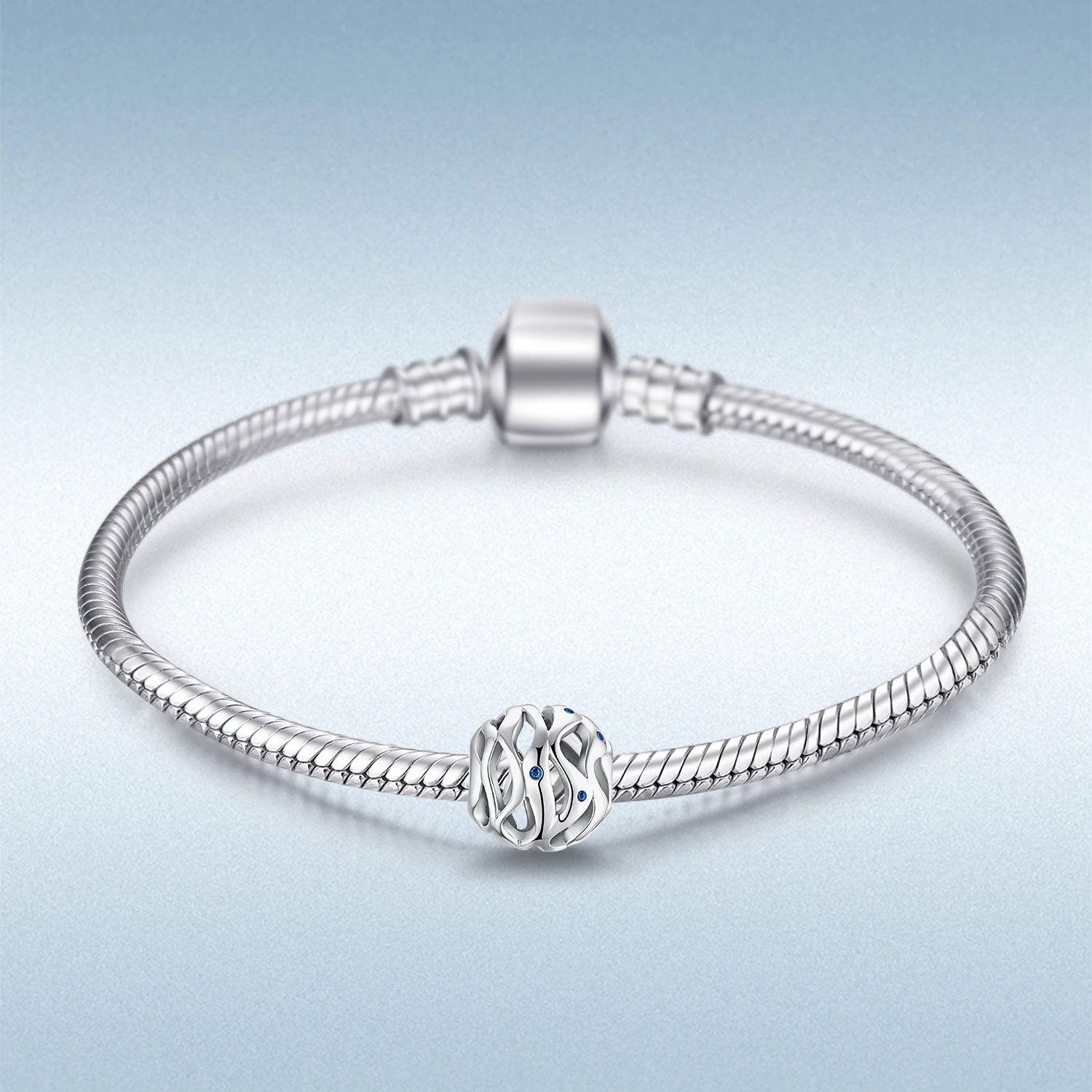 JewelryPalace Waves 925 Sterling Silver Beads Charms Original Fit Bracelet original Jewelry Making | Украшения и аксессуары