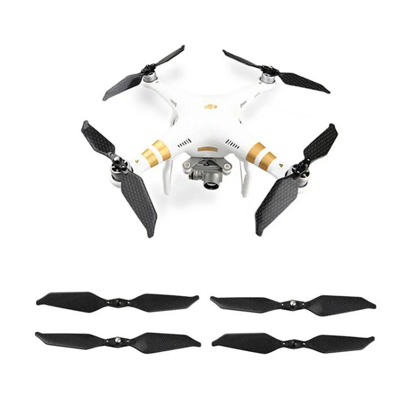 2 пары складные самоблокирующиеся пропеллеры из углеродного волокна для DJI Phantom 1 3