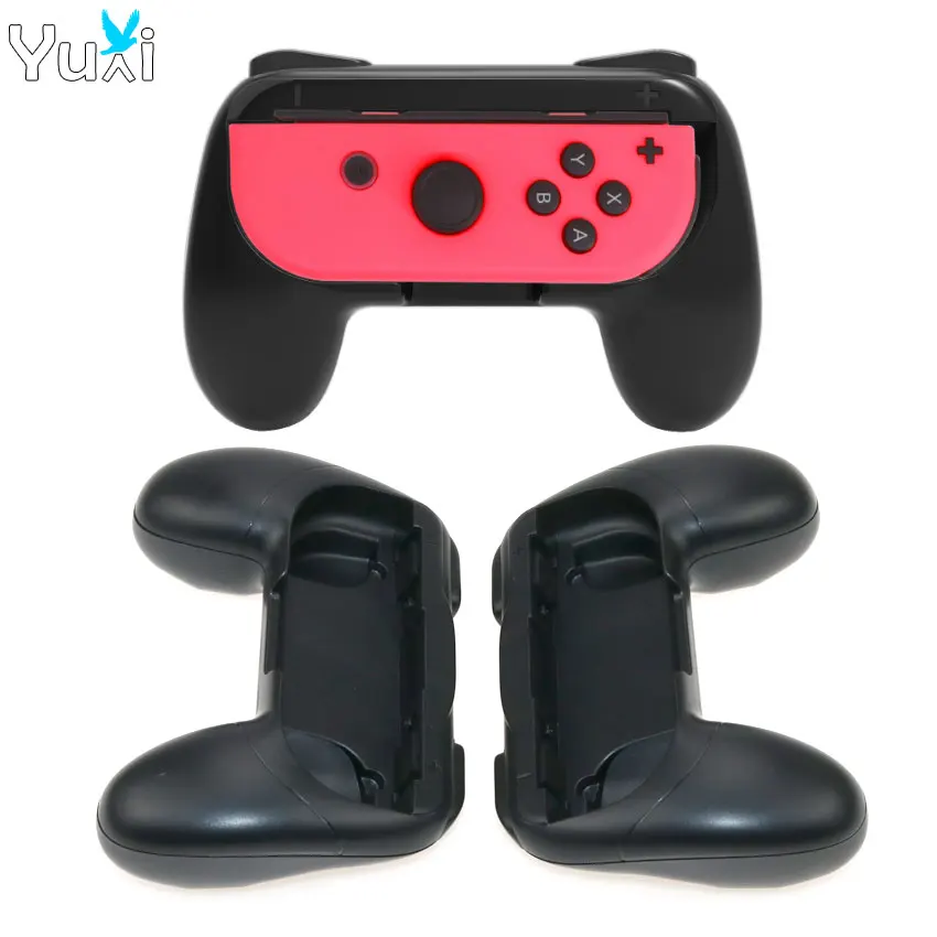 

YuXi 1set Left Right ABS Hand Grip Stand Support Holder for NS Joy-Con Hand Grip For Nintend Switch Joy Con Controller