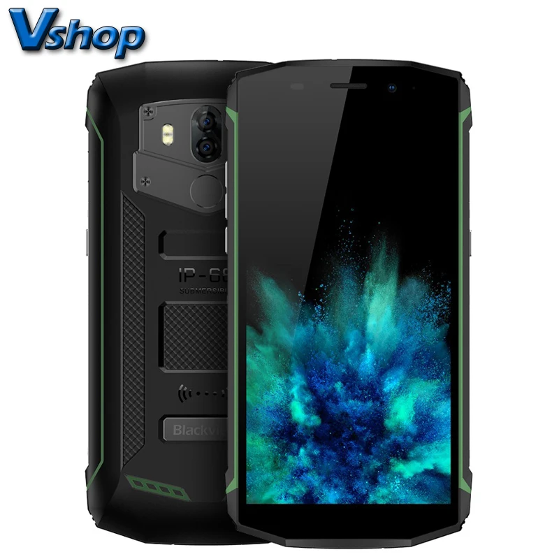 Blackview BV5800 Pro смартфон 5 &quotHD + MT6739 четырехъядерный 5580 mAh аккумулятор V/2A Беспроводная