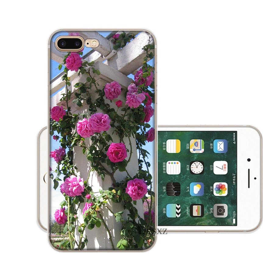 Чехол Desxz цветы и дом для iPhone 7 8 6 6s Plus 11 Pro X XR XS Max 5 5S SE |