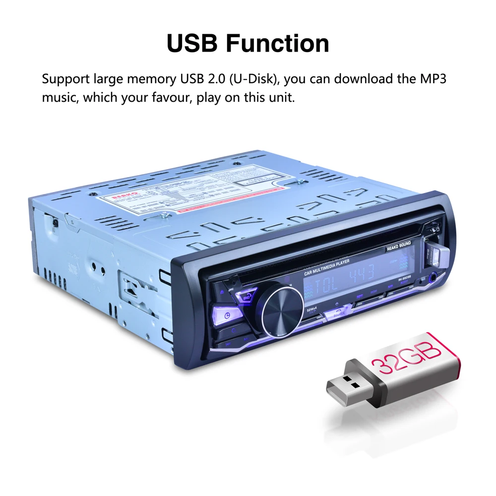 Автоэлектроника автомобильный Радио плеер DVD стерео аудио FM 12 в MP3 плеер Bluetooth 5v-зарядное устройство SD USB MMC RDS AUX 1DIN Авторадио в