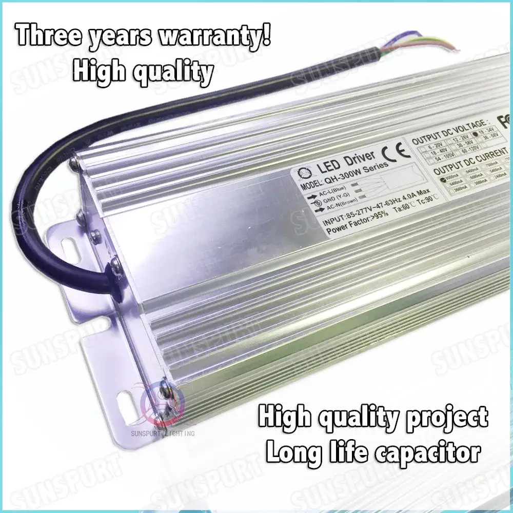 1 шт. водонепроницаемый светодиодный драйвер для точечных светильников 300