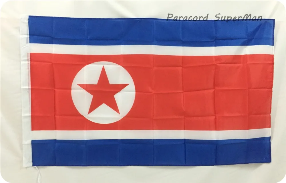 Корейская народная республика 3 фута x 5 футов висящий Флаг Северной Кореи