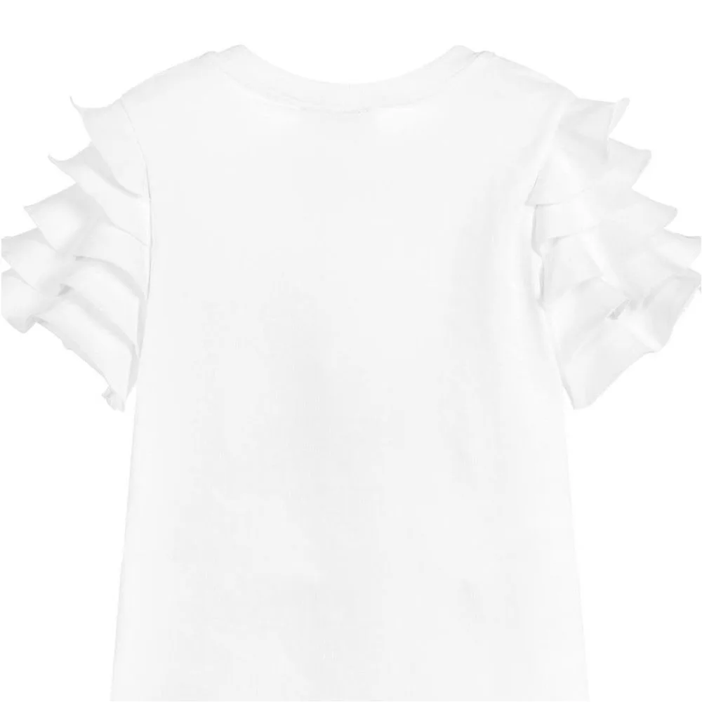 Детская одежда детское белое платье костюм для девочек модное с серой кошкой