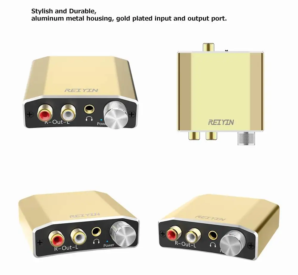 DAC 192 кГц 24bit оптический коаксиальный аудио конвертер для HD tv DVD xbox PS4 игровая консоль