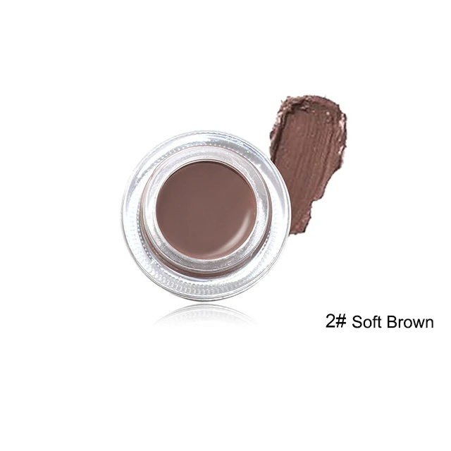 02 Soft Brown 6 цветов, гель для бровей, водостойкий, помада, гель для макияжа, для бровей, краска с кистью для бровей, натуральный, для бровей, для Тинта, для бровей, крем для усиления бровей - Цвет: 02 Soft Brown