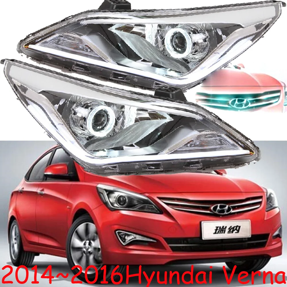 HID 2014 ~ 2016 автомобильный Стайлинг фары verna Solaris accent Elantra Genesis i10 i20 santa fe tucson veracruz