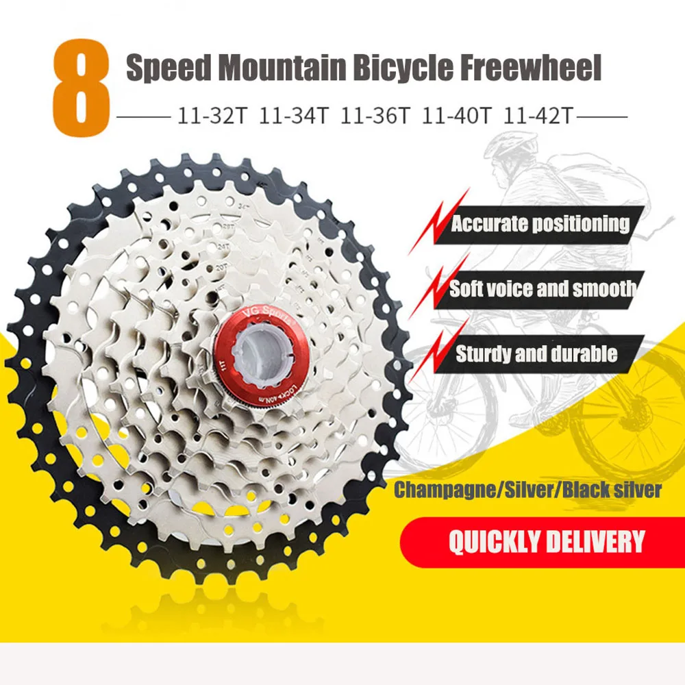 8 скоростей MTB кассетные звездочки горный велосипед Freewheel 11-32 T/34 T/36 T/40 T/42 T 8s 8v все размеры для Shimano Sram cdg cog VG Sports