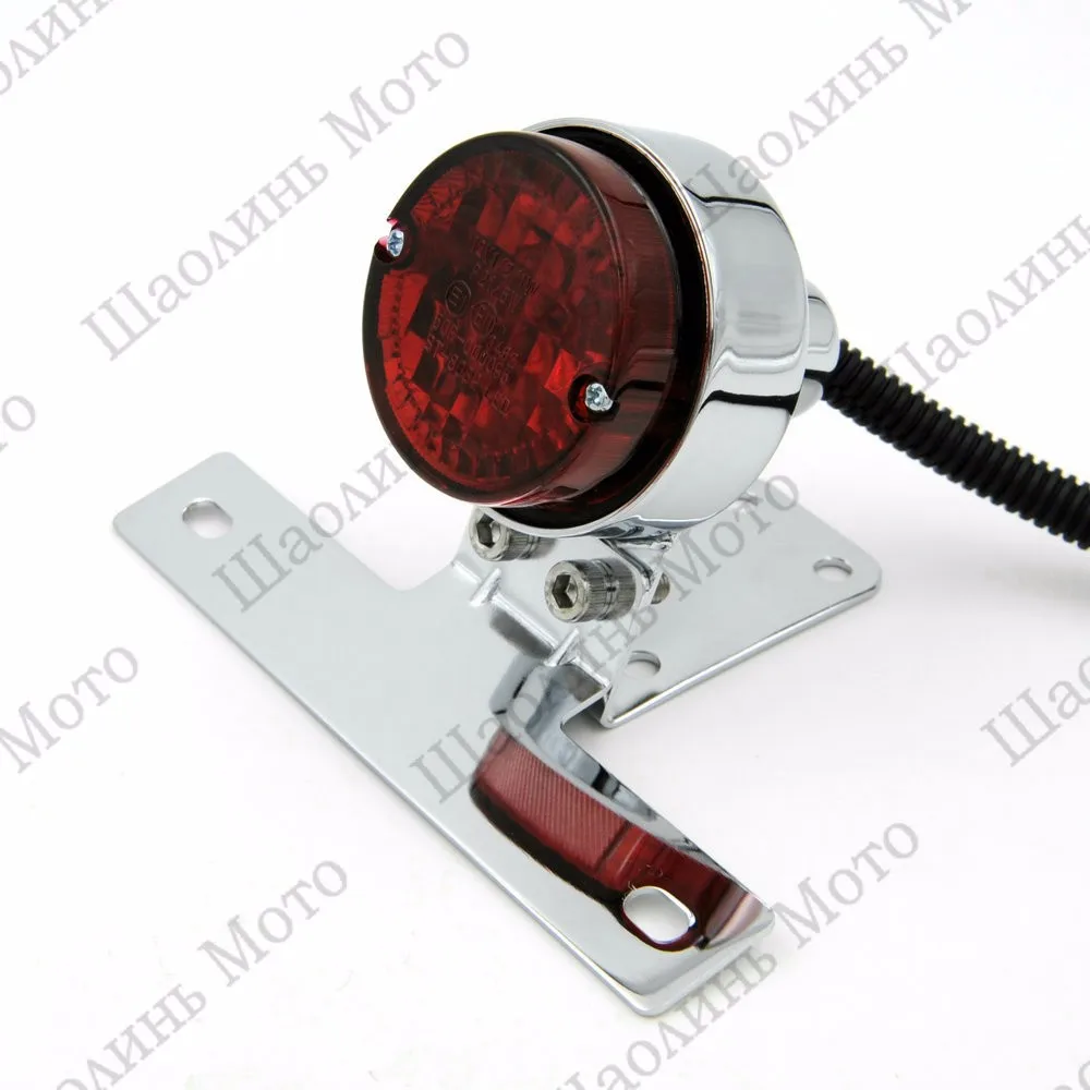 Старинные кафе гонщик скремблер Мотоцикл Круглый стоп Парковка фонарь для Harley 883