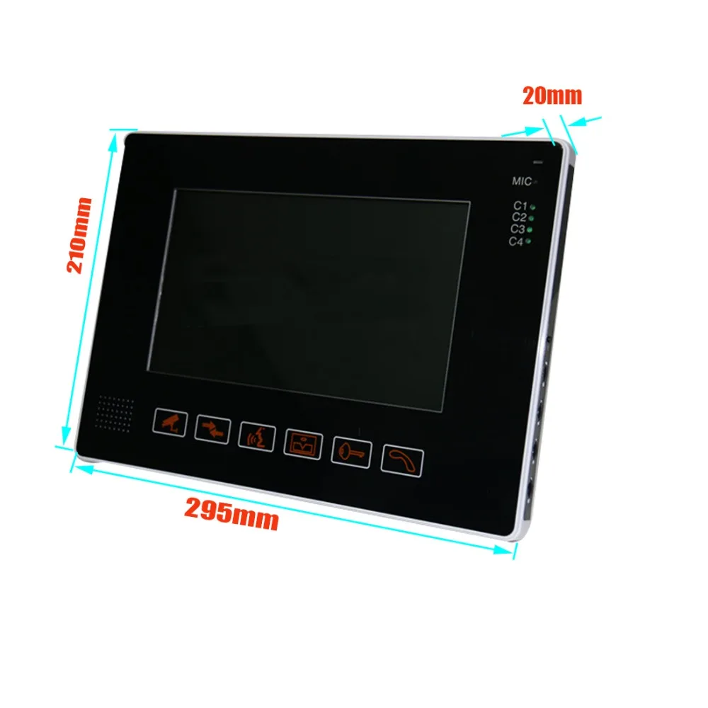 Видеодомофон Yobang с экраном 9 дюймов для системы безопасности домофон камерой