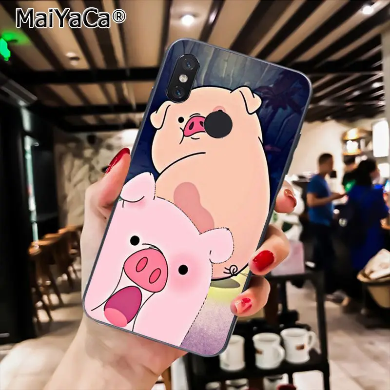 MaiYaCa Гравити Фолз поросенок силиконовый чехол для телефона для Xiaomi Redmi8 4X 6A S2 7A 5A Redmi 5 5Plus Note5 7 Note8pro
