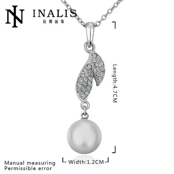 Elegant Simulated Pearl Necklace Long Beaded Pendant Wedding Women Costume Accessories Jewelry Party Gift N672 | Украшения и