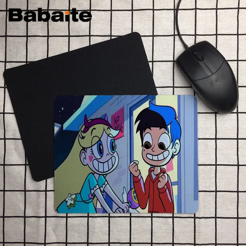 Babaite Star vs Forces Evil прочный резиновый коврик для мыши Размер 25x29 см игровые коврики |