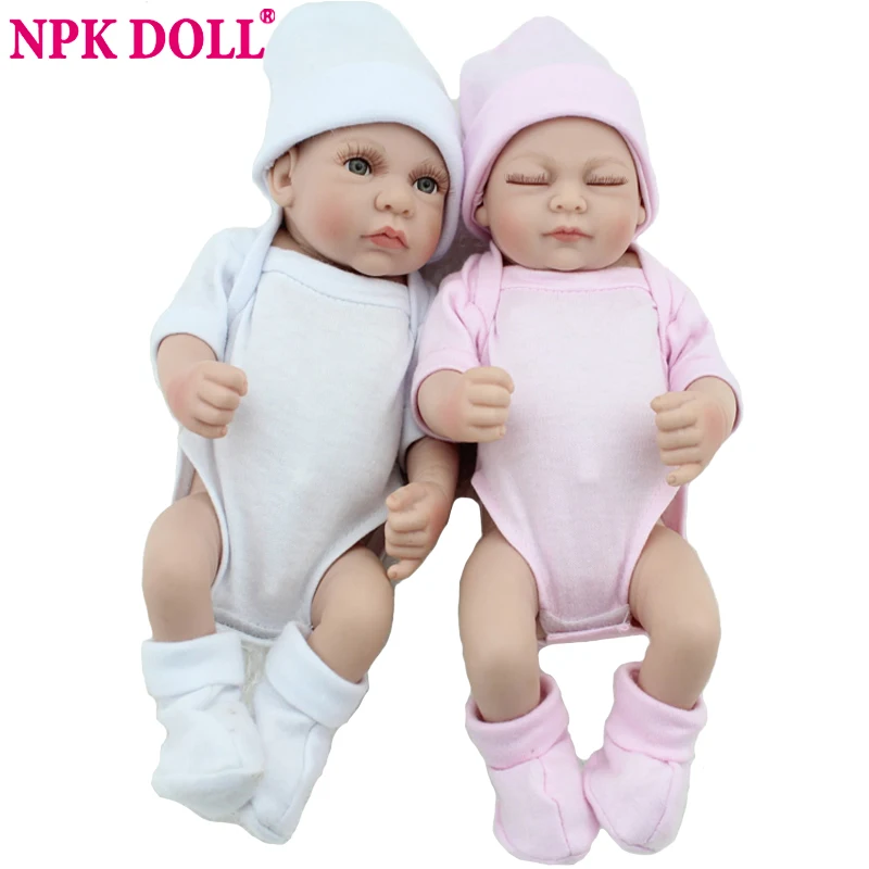 Кукла Reborn Baby twins 10 дюймов Preemie Bonecas Bebes силиконовые детские куклы распродажа модные
