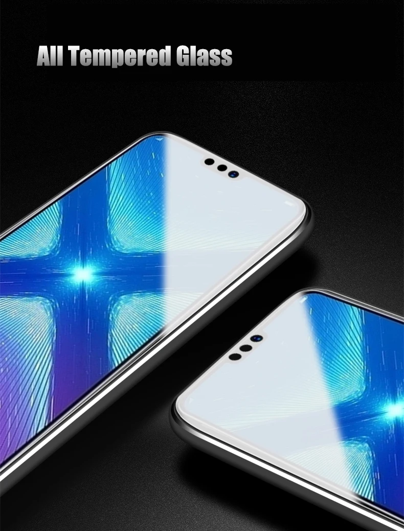 2 шт закаленное стекло для Huawei Honor 8X/8X Max защита экрана 9H 2.5D анти Blu-Ray стекло для Huawei Honor 8X Max стеклянная пленка