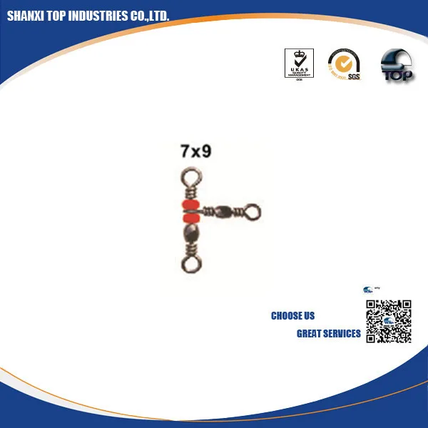 1000 шт торговля управление баррель тройной Вертлюги Стиль B 4*6|triple swivel|barrel swivelswivel