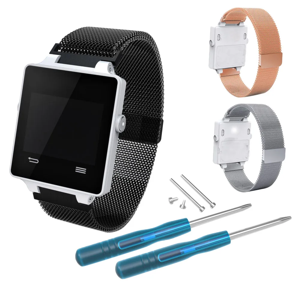 Модный Миланский ремешок для часов из нержавеющей стали Garmin Approach S2 S4 сменная