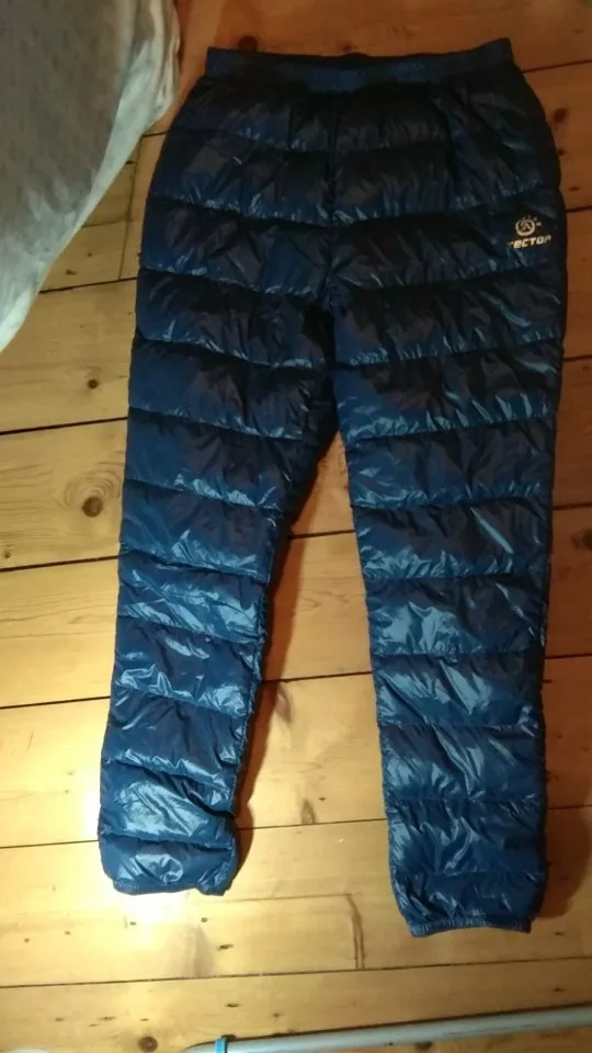 Tectop зимние уличные мужские женские белые утиные пуховые брюки унисекс Ультра