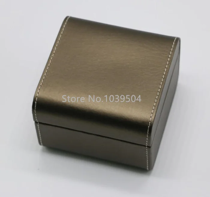Топ золотой цвет коробки для часов кожаный материал роскошный бренд коробка