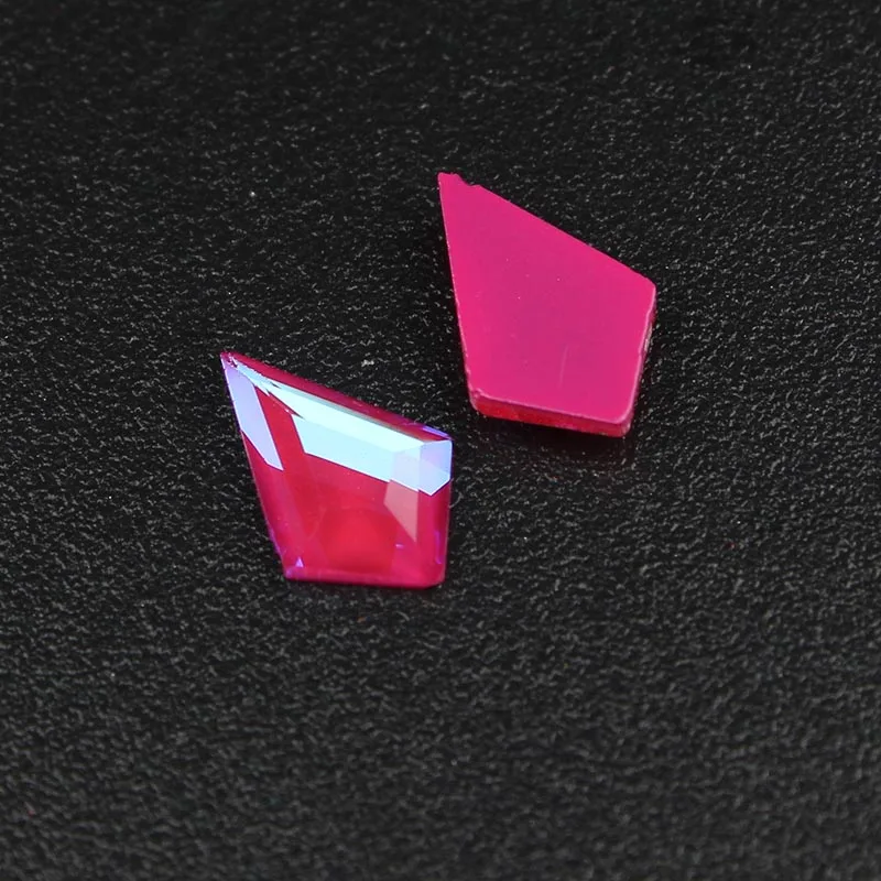 30/100 шт. стрела кофе Арабика Цвет Стекло Стразы плоские с оборота 3D украшение для