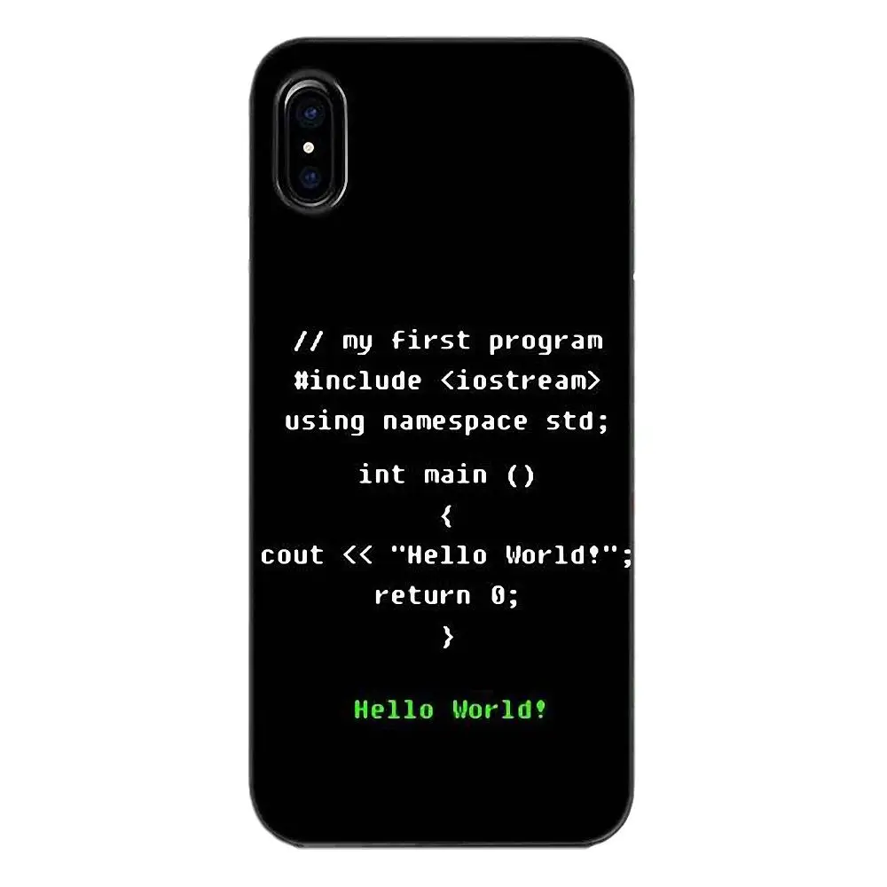 Для Apple iPhone 4 4S 5 5C 5S SE 6 6S 7 8 Plus X TPU чехол для телефона Coque красочные слова программы |
