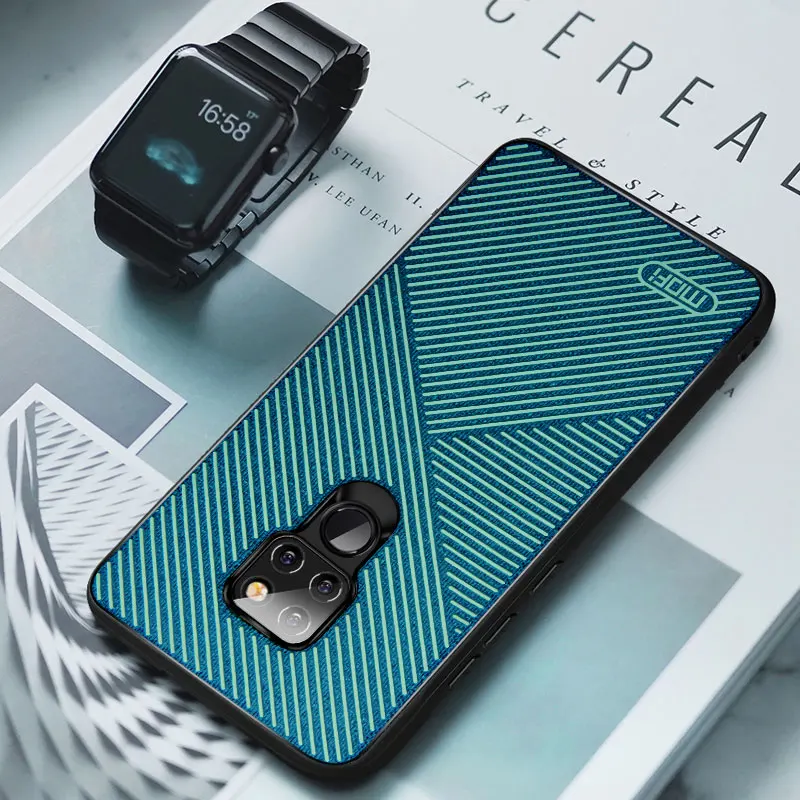 for huawei mate 20 Pro Case Cover MOFI Silicone Stripe Back 20pro Antiskid Epoxy Full |