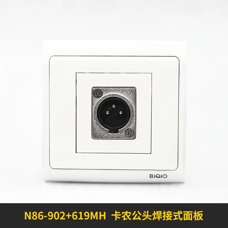 Новый N86 902 + 619MH головы Панель микрофонный кабель гнездо карты разъем XLR настенных